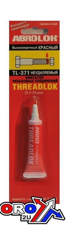 RED THREADLOK 6ml TUBE TL-371