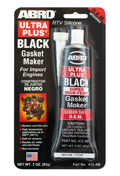ULTRA PLUS 999 RTV SILICONE GASKET MAKER â BLACK