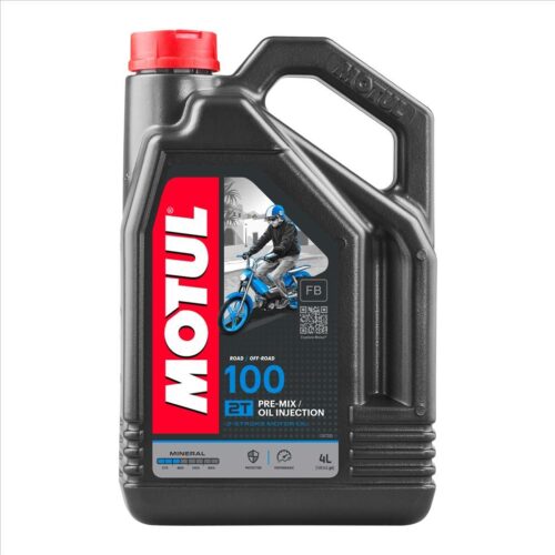 100 2T 4 Litre, MOTUL 450058, BOX=4, Motorcycle, MINERAL