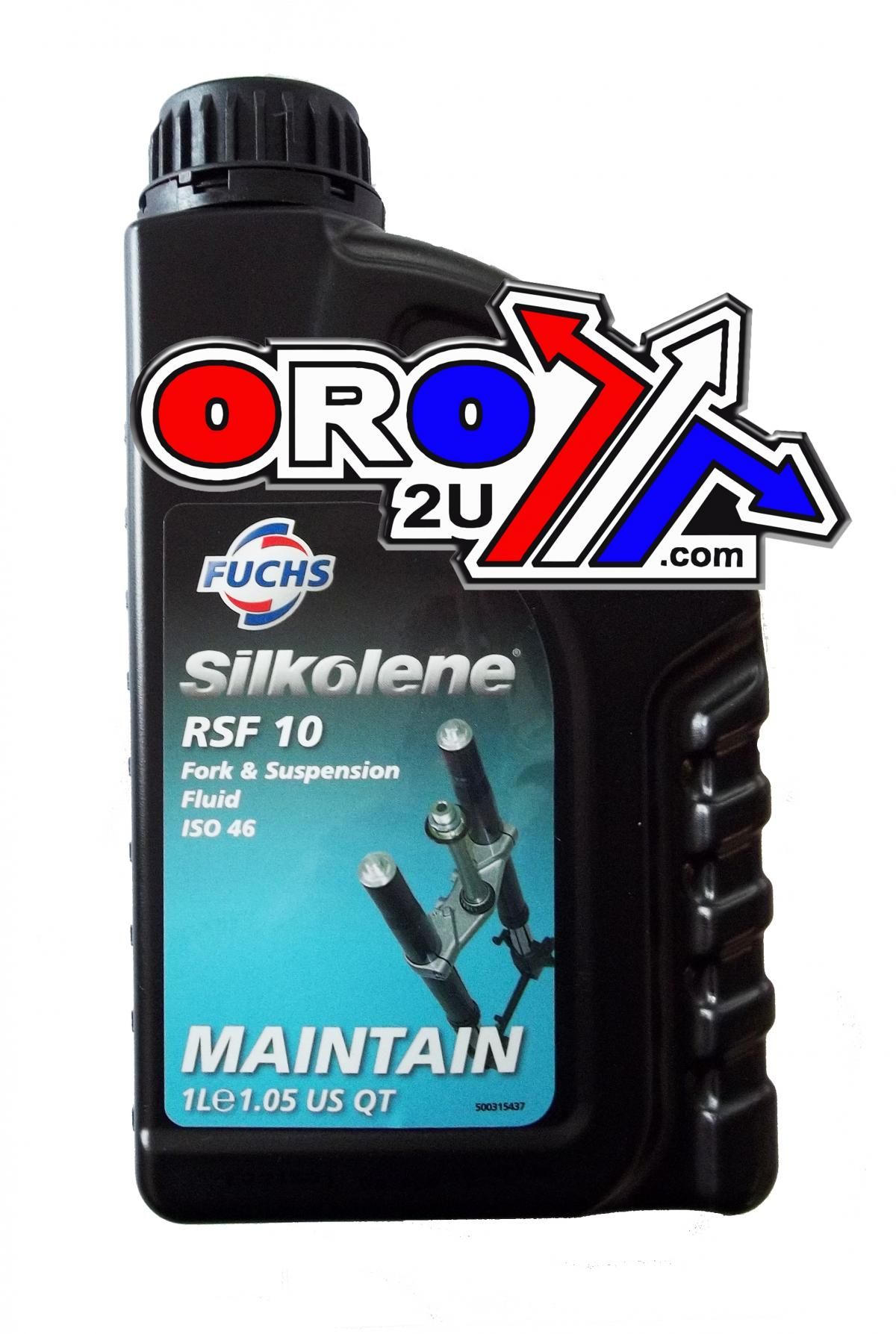 RSF FORK OIL 1LT, 10wt, SILKOLENE 602011848, BOX = 10