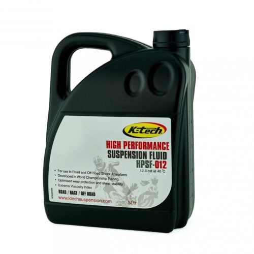 HIGH PERFORMANCE SHOCK OIL 2.5wt, K-TECH 255-000-012-05, HPSF-012, 5 LITRE, ABSORBER FLUID