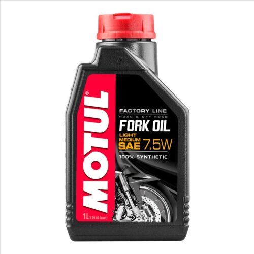 FORK OIL FL L/M 7.5W 1 Litre, MOTUL 450100, BOX=6, Motorcycle, 100% SYNTHETIC
