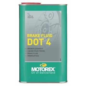 1LT DOT 4 BRAKE FLUID MOTOREX, DOT4 7300222, BOX = 10