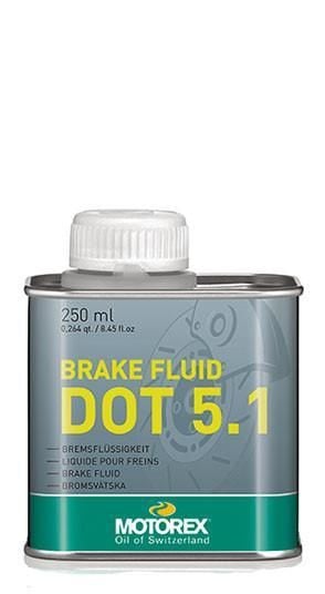 250ml DOT 5.1 BRAKE FLUID, MOTOREX 7300237, BOX = 12