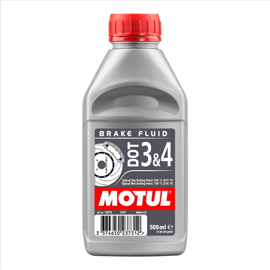 DOT 3 & 4 500ml, MOTUL 450111, BOX=12, Specialities, 100% SYNTHETIC