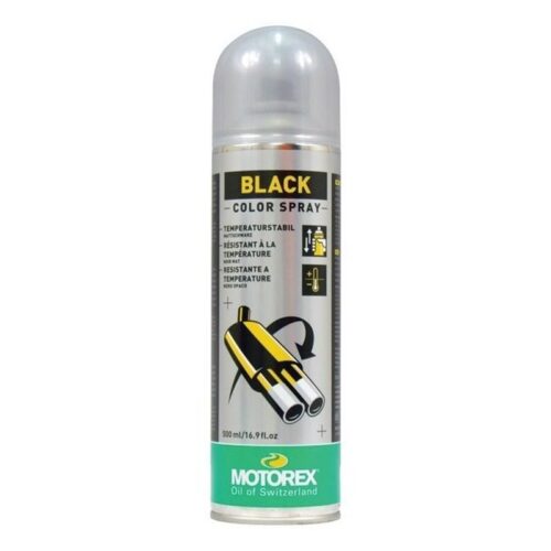 500ml BLACK HI TEMP PAINT, MOTOREX 7300806, BOX = 12