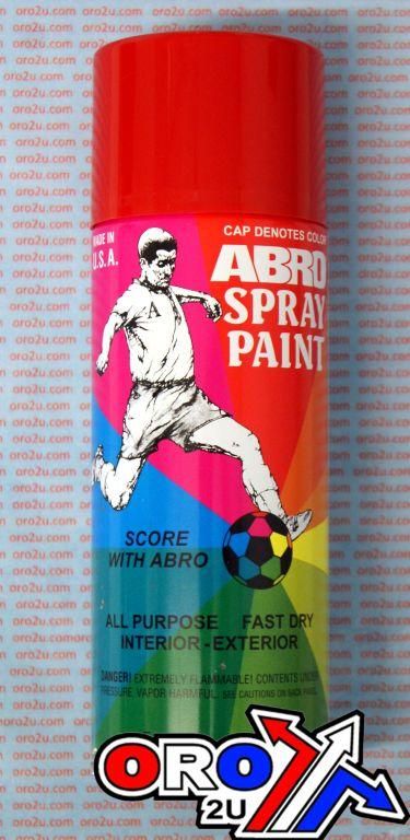 SPRAY PAINT FIRE RED ABRO 073 SP-073