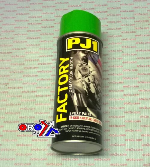 PJ1 KAWASAKI GREEN OEM COLOUR 1998 – 2002, PJ1 17-KGO, PJ011019, EPOXY PAINT 340ML