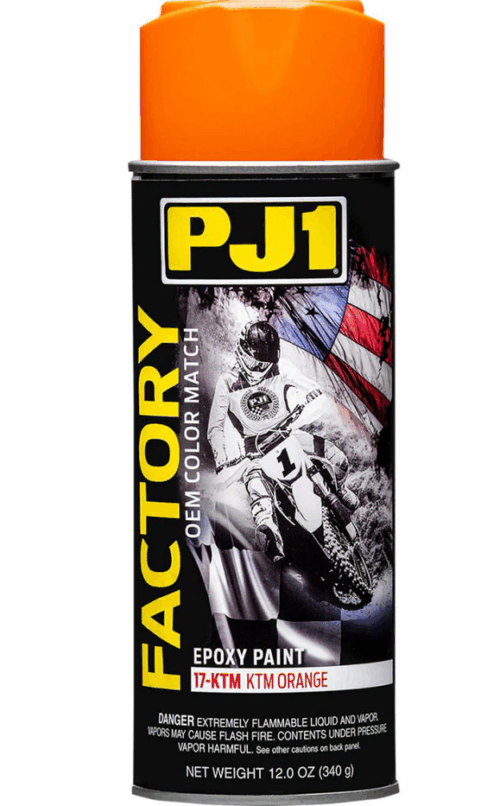 PJ1 KTM ORANGE OEM COLOUR, EPOXY PAINT 340ML, PJ1 17-KTM