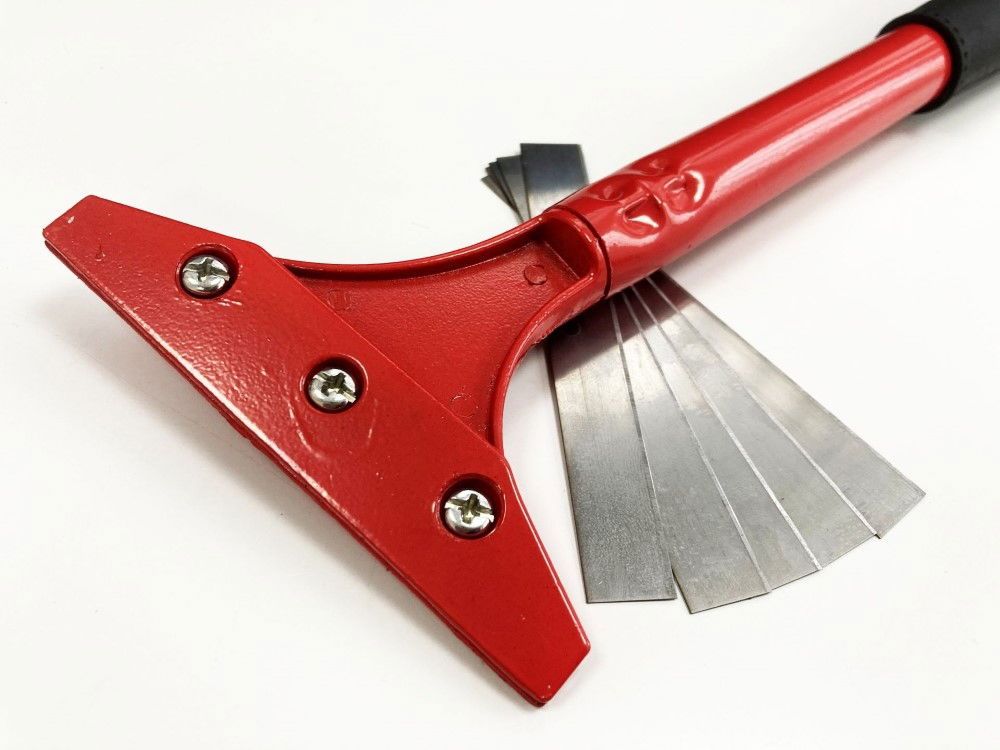 WALLPAPER SCRAPER 4" WITH 5 BLADES METAL BODY - TOOLZONE KDPDC185 - Image 3