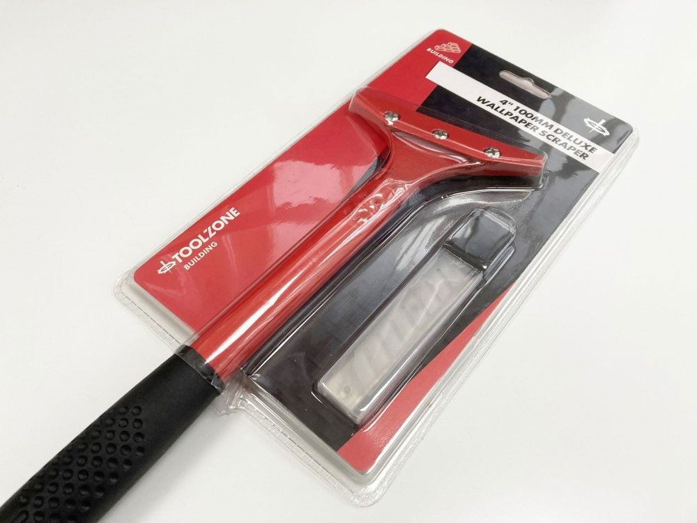 WALLPAPER SCRAPER 4" WITH 5 BLADES METAL BODY - TOOLZONE KDPDC185 - Image 5