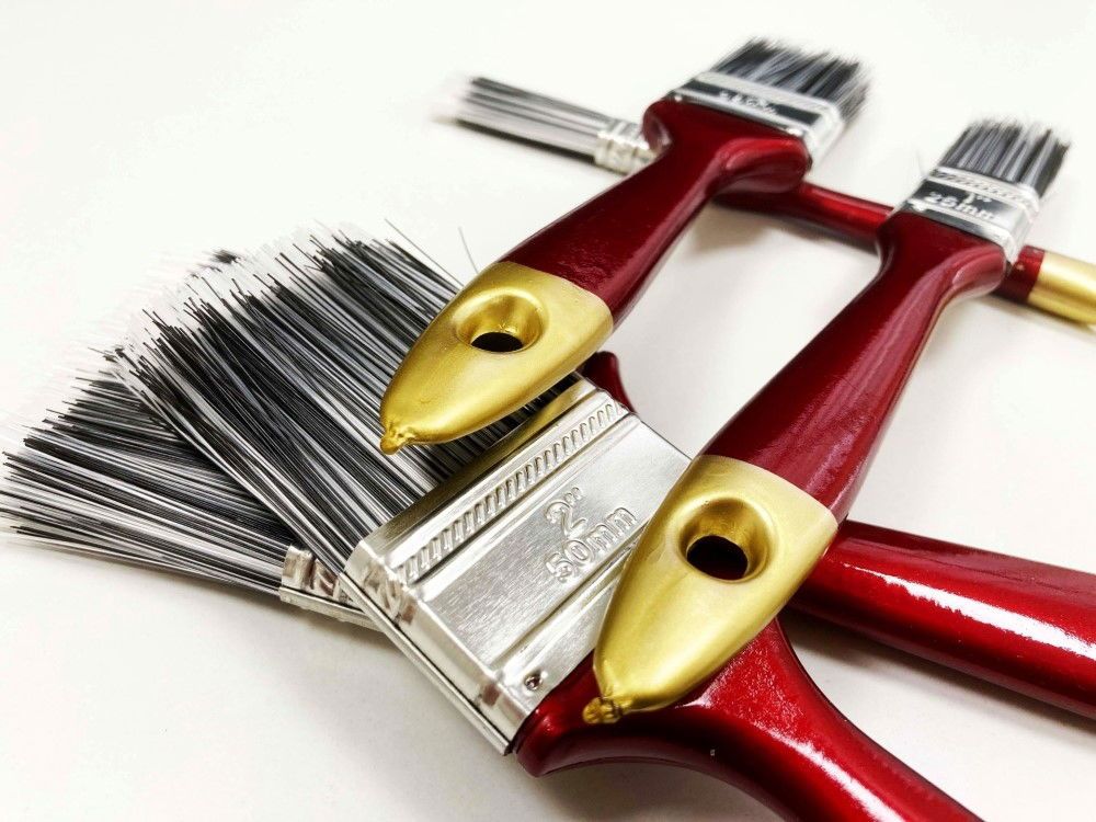 PAINT BRUSH SET 10PC NYLON BRISTLE ASSORTED SIZES - TOOLZONE KDPDC143 - Image 7