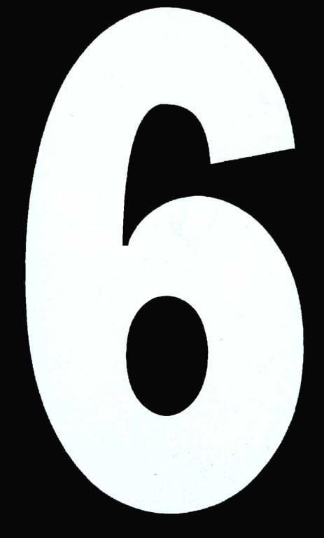 6 WHITE ISDE No6 5.25in