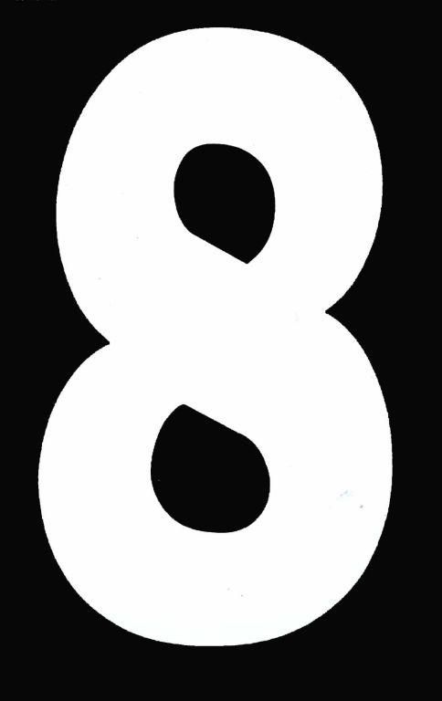 8 WHITE ISDE No8 5.25in