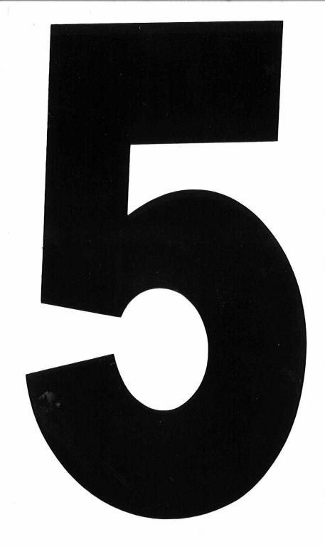 5 BLACK ISDE No5 5.25in