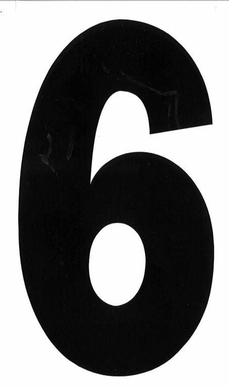 6 BLACK ISDE No6 5.25in