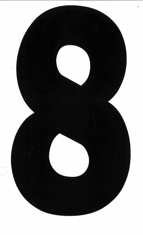 8 BLACK ISDE No8 5.25in