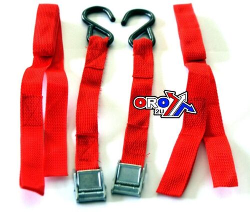 SMALL/MINI 6FT TIE DOWNS RED