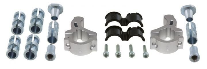 HANDGUARD FITTING KIT 22/28mm, RTECH R-KITMOUNT005