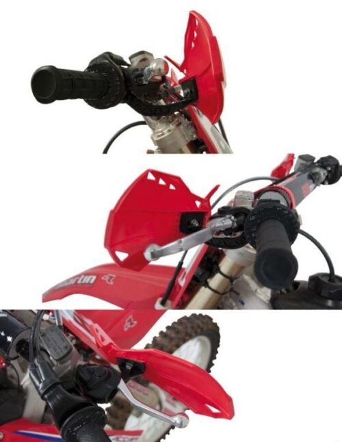 DUAL HANDGUARDS BLACK, RTECH R-KITPMDUNR14, MX/ENDURO