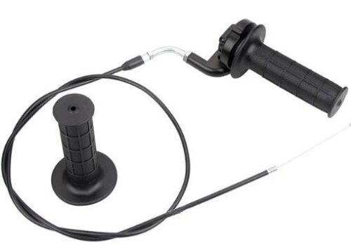 TWIST THROTTLE WITH CABLE AND CLAMP SET 7/8″ 22mm