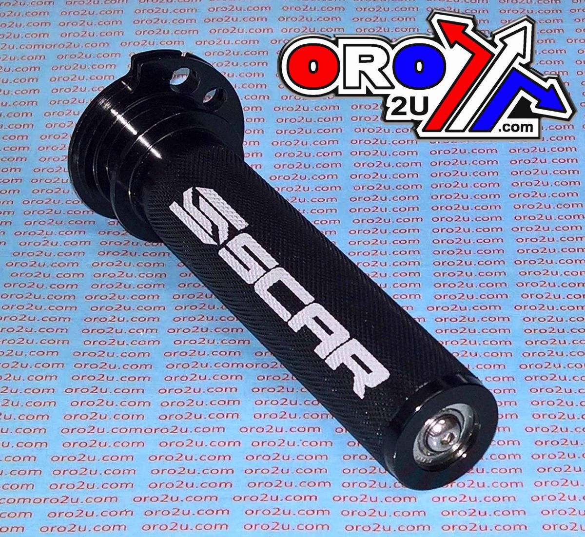 THROTTLE TUBE / BEARING, KTM 4-STK SCAR RACING TT502 BLACK, ALUMINIUM CNC BILLET 4-STROKE - Image 2