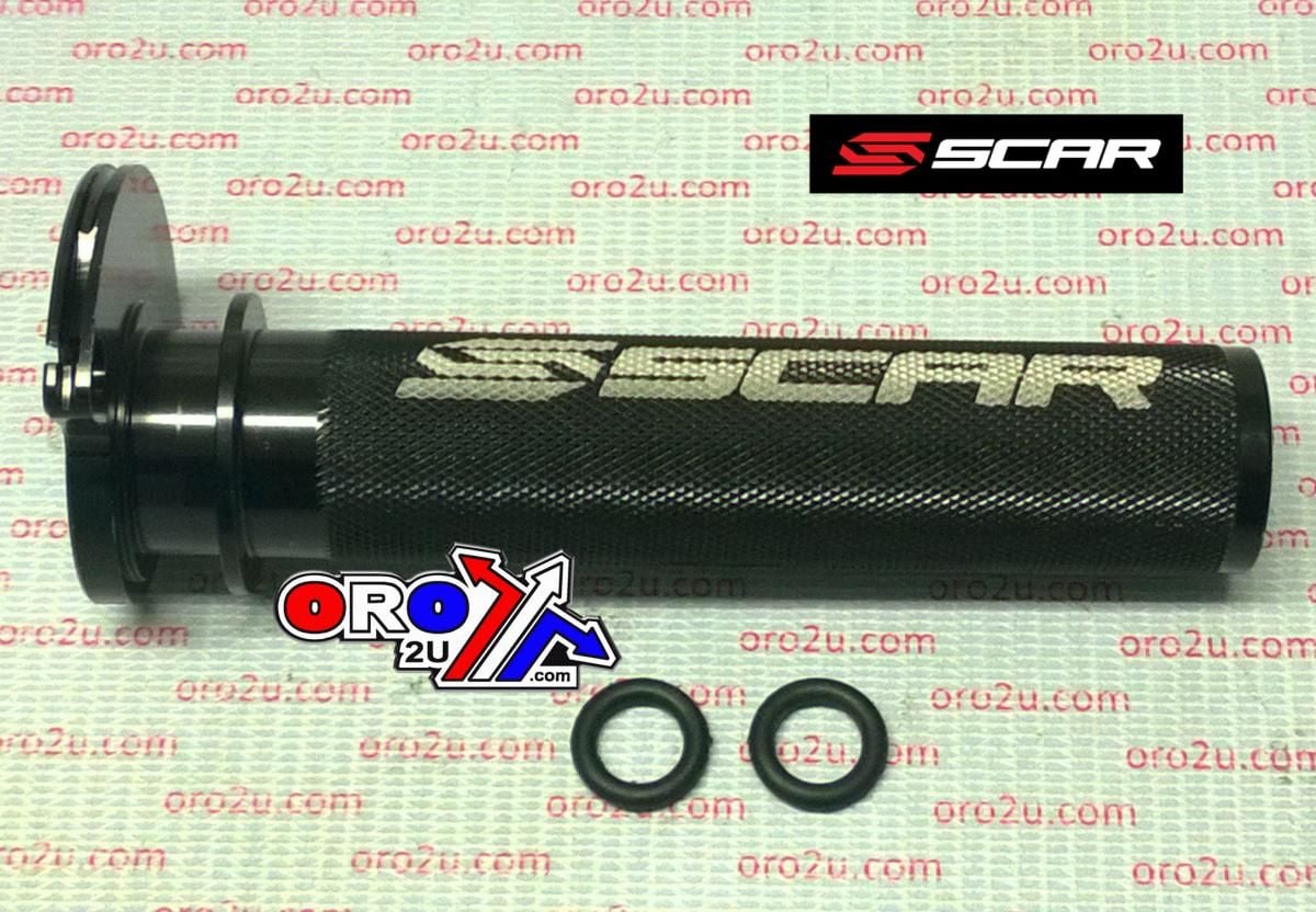 THROTTLE TUBE / BEARING, KTM 2-STK SCAR RACING TT503 BLACK, ALUMINIUM CNC BILLET 2-STROKE - Image 4
