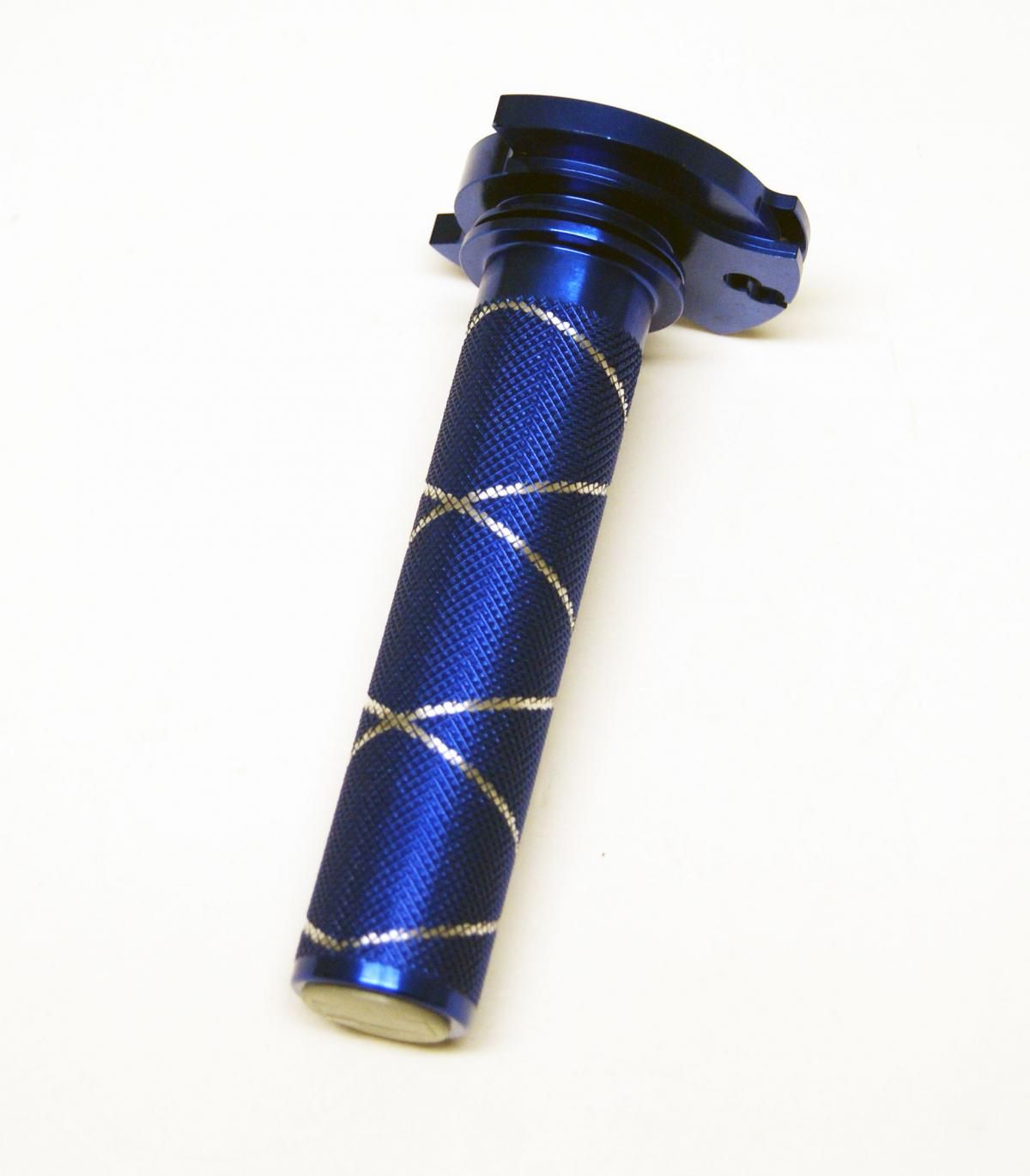 THROTTLE TUBE / BEARING SHERCO, ALUMINIUM CNC BILLET BLUE - Image 3