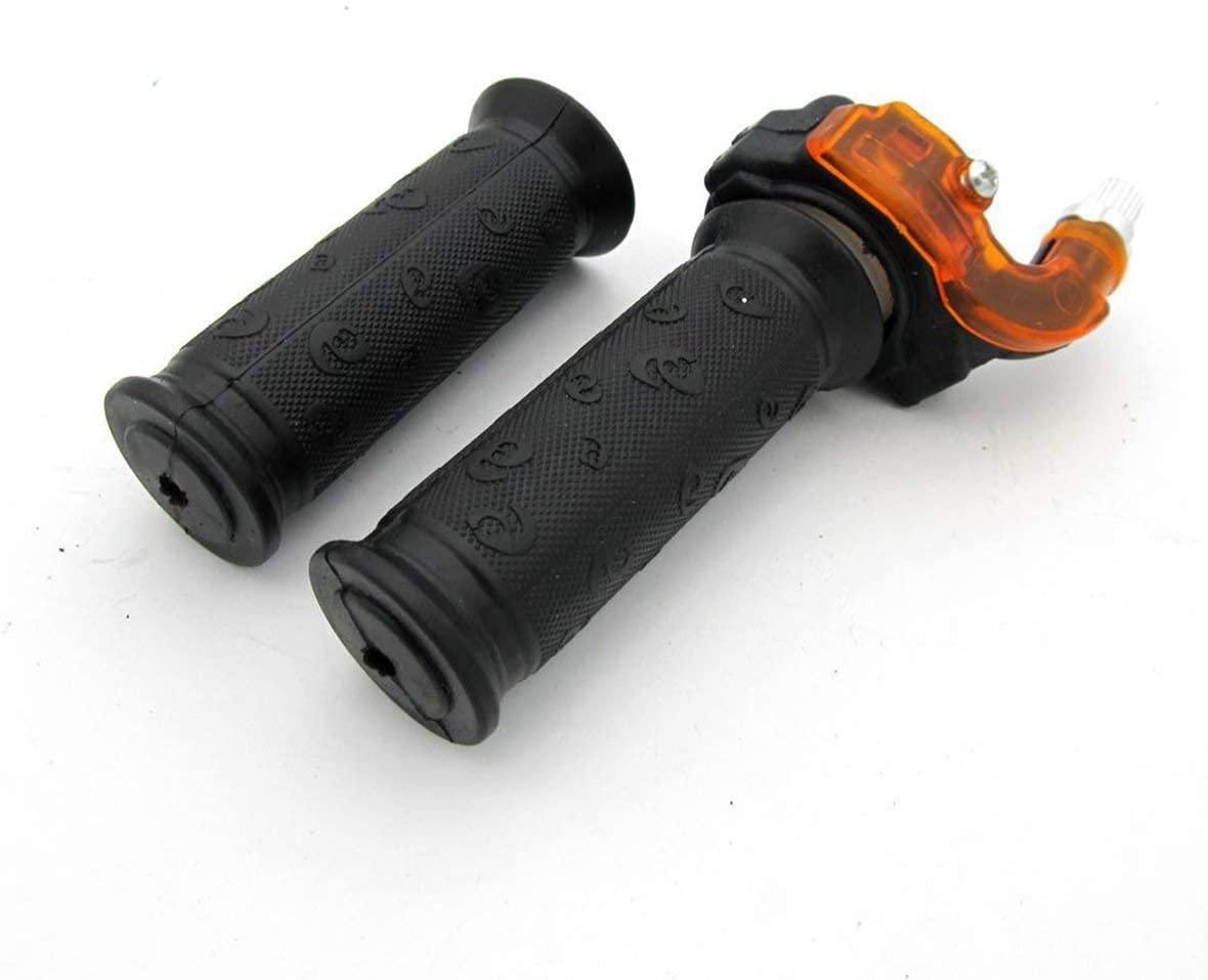 THROTTLE MINI GRIP SET, Handle Grip Throttle Clamp 49cc Pocket Bike Mini Moto Quads Twist Throttle Accelerator Grip - Image 2