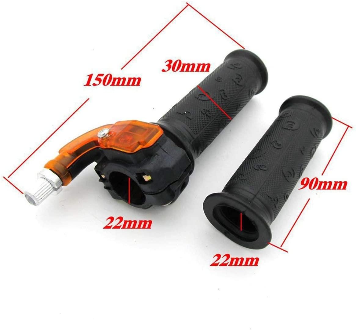 THROTTLE MINI GRIP SET, Handle Grip Throttle Clamp 49cc Pocket Bike Mini Moto Quads Twist Throttle Accelerator Grip - Image 4