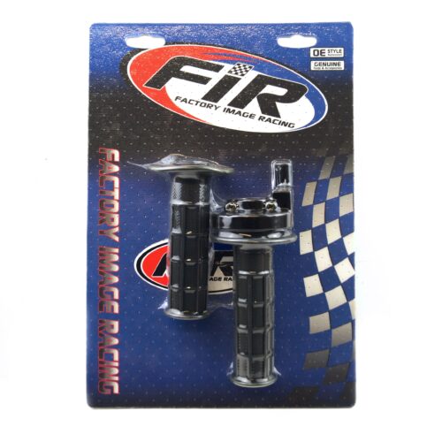 THROTTLE TWISTGRIP ASSY & GRIPS., Throttle Clamp Racing Alloy