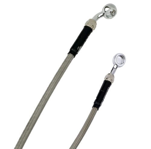 HOSE FRONT BRAKE SILVER / BLK, VENHILL K01-1-048/P, HUSQVARNA FS450 2015-2024