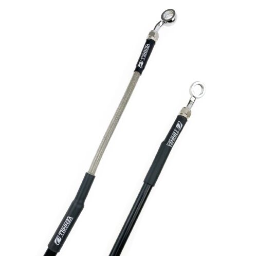 HOSE REAR BRAKE SILVER / BLACK, YZ85 2019-21 YAMAHA, VENHILL Y01-2-042/P