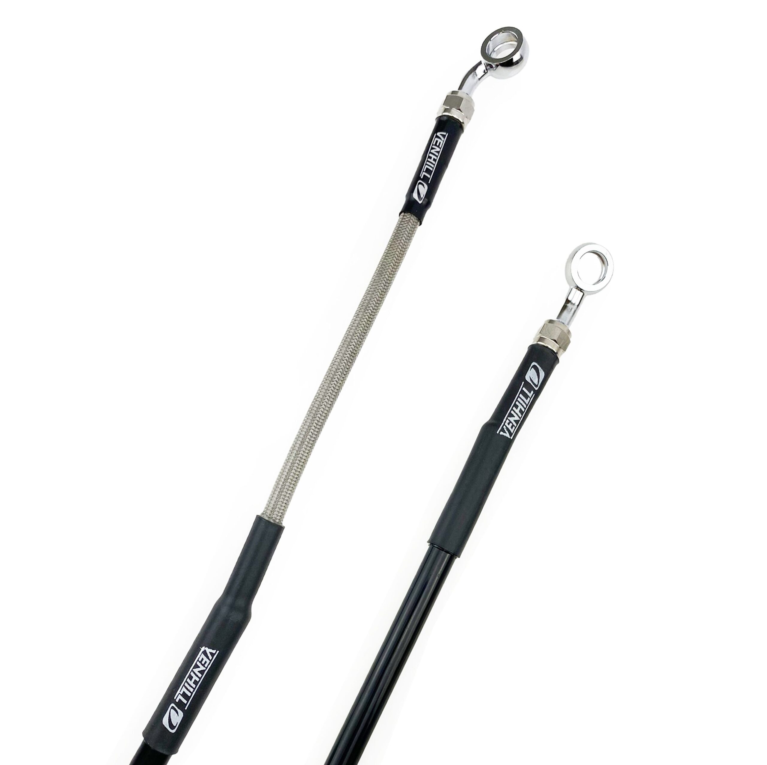 HOSE REAR BRAKE SILVER / BLACK, YZ85 2019-21 YAMAHA, VENHILL Y01-2-042/P