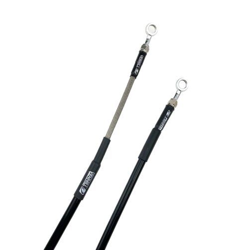 HOSE REAR BRAKE SILVER / BLACK, YZ85 2022-25 YAMAHA, VENHILL Y01-2-043/P