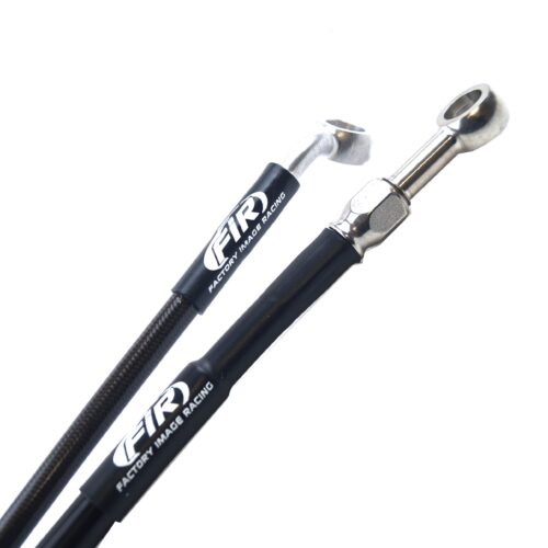 HOSE REAR BRAKE CARBON / BLK HONDA CR125 CR250 CR500