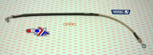 HOSE REAR BRAKE SILVER / BLK, VENHILL K01-2-026/P-CL, 54813070200