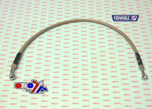 HOSE REAR BRAKE SILVER / BLK, VENHILL G06-2-006/P GASGAS