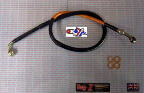 HOSE REAR BRAKE ORANGE /BLK KTM 250 400 525 EXC SX 04-13
