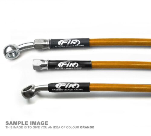 HOSE FRONT BRAKE ORANGE / BLK, KTM 03-05 SXC625 640LC4