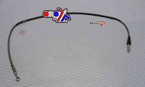 HOSE FRONT BRAKE SILVER / BLK, VENHILL H01-1-032/P, HUSQVARNA TE250 TE510 2004-05