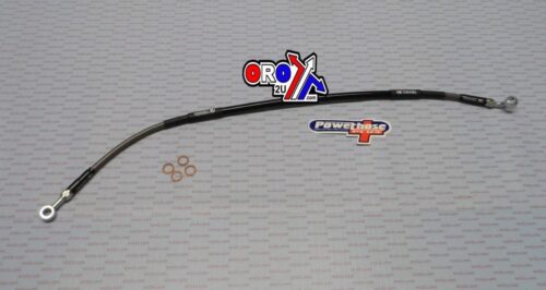 HOSE REAR BRAKE SILVER / BLK, VENHILL H01-2-011/P, HUSQVARNA TE250 TE510 2004-05