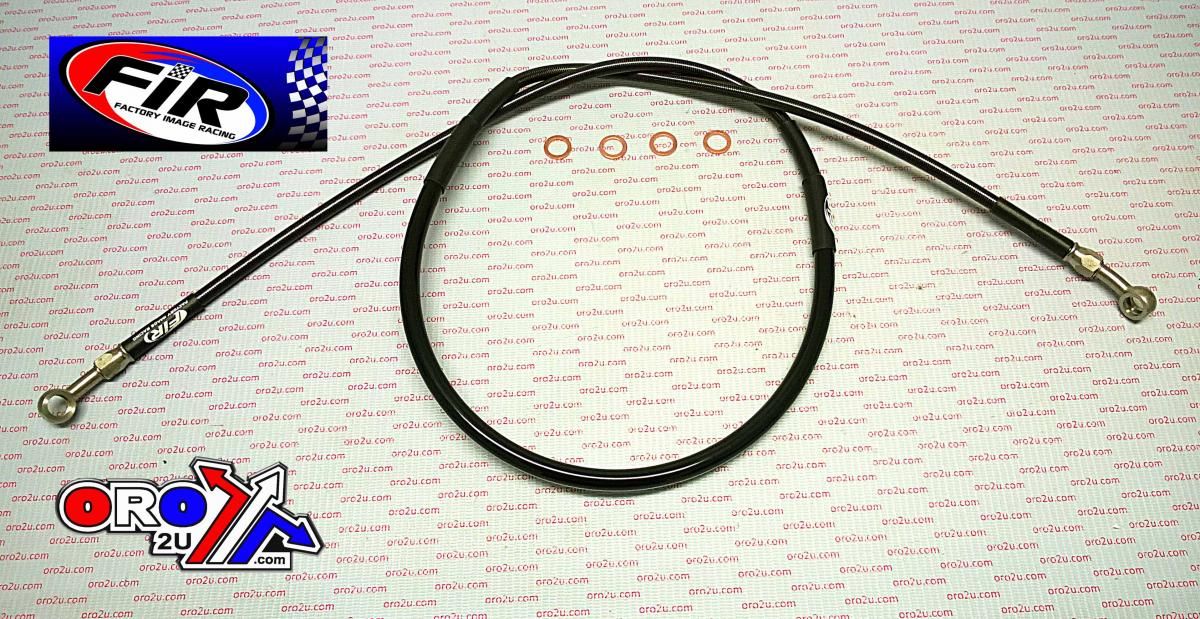HOSE FRONT BRAKE BLACK/BLK KX KXF RM RMZ RMX 250 450