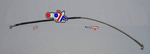 HOSE REAR BRAKE SILVER / BLK, VENHILL H01-2-005/P, HUSQVARNA CR 92-99 / WRE