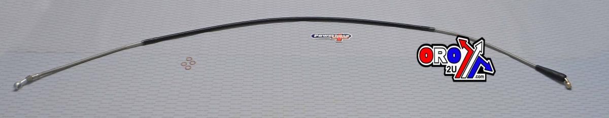 HOSE FRONT BRAKE SILVER / BLK, VENHILL H01-1-022/P, HUSQVARNA TE, WRE 2000 - Image 2