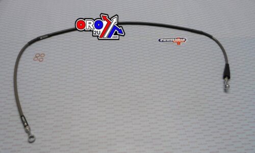 HOSE FRONT BRAKE SILVER / BLK, VENHILL H01-1-039/P, HUSQVARNA CR125 2008