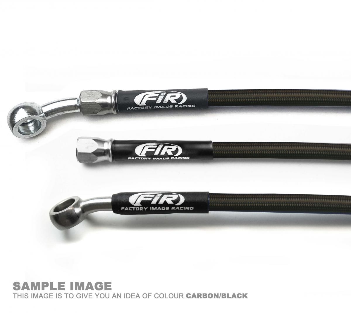HOSE FRONT BRAKE BLACK / BLK YZ125 YZ250 V 1989 MODELS - Image 2