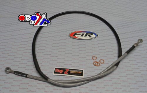 HOSE FRONT BRAKE SILVER / BLACK, YZ 80 E,N 1993-2000 YAMAHA, VENHILL Y01-1-037/P