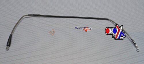 HOSE FRONT BRAKE SILVER / BLK KAWASAKI KX65 2002-11 & RM65, VENHILL K02-1-052/P,