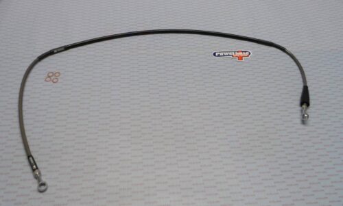 HOSE FRONT BRAKE SILVER / BLK, VENHILL K01-1-024/P, 1994-1996 KTM EXC250